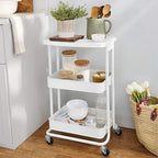Amazon Basics 2-Tier Metal Kitchen/Utility Cart - Image 5