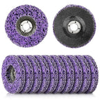WICHEMI 10 Pack 4'' x 5/8'' Strip Discs Rust Remover Paint Stripping Wheel - Image 8