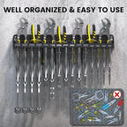 UNITEDPOWER Vise Grip Holder, Wall Mount Pliers Storage Rack Organizer - Image 5