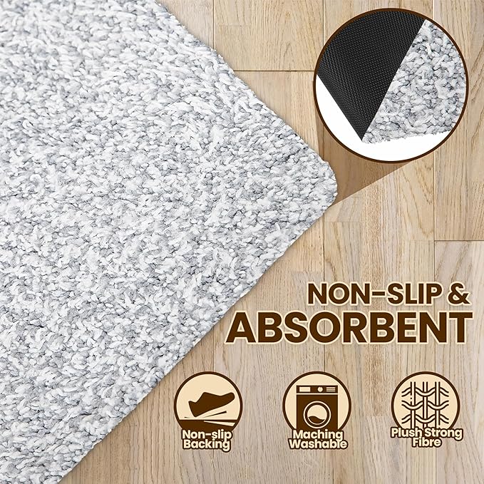 Premium Microfiber Indoor Door Mat – 36"x60" Washable Entry Mat, Waterproof - Image 5