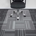Large Chair Mat for Carpet, Easy Glide Plastic Carpet Floor Protector Mat for by HOMEK