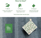 Swedish Dishcloths for Kitchen, 8 Pack Green Reusable Paper Towels - Image 4