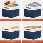 13in Open Fabric Storage Basket - Image 5