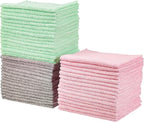 Amazon Basics Microfiber Cleaning Cloths, Non-Abrasive, Reusable and Washable by AmazonBasics