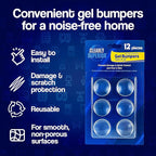 12-Pack Clearly Superior Gel Bumpers. Small Rectangle 1.5" x .5" Protects - Image 6