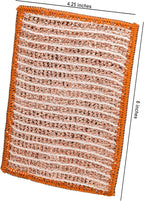 Redecker 2-Ply Woven Copper Scrubbing Cloth & Microfiber Cleaning Wipe – - Image 4