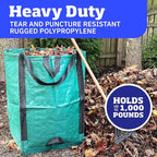 DURASACK Heavy Duty Home and Yard Bags 48-Gallon Reusable Self-Standing Lawn - Image 2