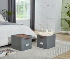 DECOMOMO Storage Cubes, Fabric Organizer Bins - Image 5
