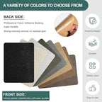 Azobur Couch Patch Repair Fabric, Microfiber Fabric, Self-Adhesive, - Image 3