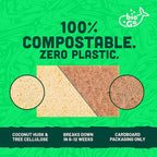 bioGo 12 Pack Biodegradable Kitchen Sponges - Image 3