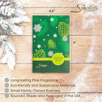 Winter Pine Scented Sachets Pack of 3, Long-Lasting Scented Bags, Home Fragrance - Image 3