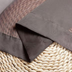 Chyhomenyc Sheer Chocolate Brown Tier Curtains 24 Inch Length, Small Window - Image 7