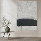 NANKAI Hand-painted Minimalism Black and Gray Art Oil painting Canvas Abstract - Image 7