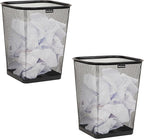 Mind Reader Mesh Trash Can, Waste Paper Basket, Metal Mesh by MindReader