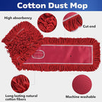 Matthew Cleaning 36'' Industrial Strength Cotton Dust Mop Refill Washable - Image 4