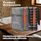 4 Pack Soap Bag Different Roughness Deep and Gentle, Bar Soap Pouch Saver Pocket - Image 2