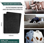 Azobur Couch Patch Repair Fabric, Microfiber Fabric, Self-Adhesive, - Image 2