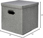Amazon Basics Foldable Burlap Cloth Cube Storage Bin - Image 5