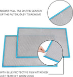 Wadoy BPS1FA36 Range Hood Filter 11-3/4" X 17-1/4" X 3/8", 2 Pack Aluminum Mesh - Image 3