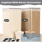 9.5L | 10 qt | 320 Oz Extra Large Airtight Food Storage Containers - Image 7
