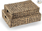 Set of 2 Decorative Storage Boxes by 84ECO