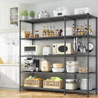 52.36" W Storage Shelves Metal Shelving Unit Load 1400LBS 5 Tier Wire Shelf - Image 7