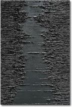 NANKAI Art Hand-Painted Thick Texture Black Minimalist Oil Painting 45x30 Inchs by NANKAIOilPaintingArt