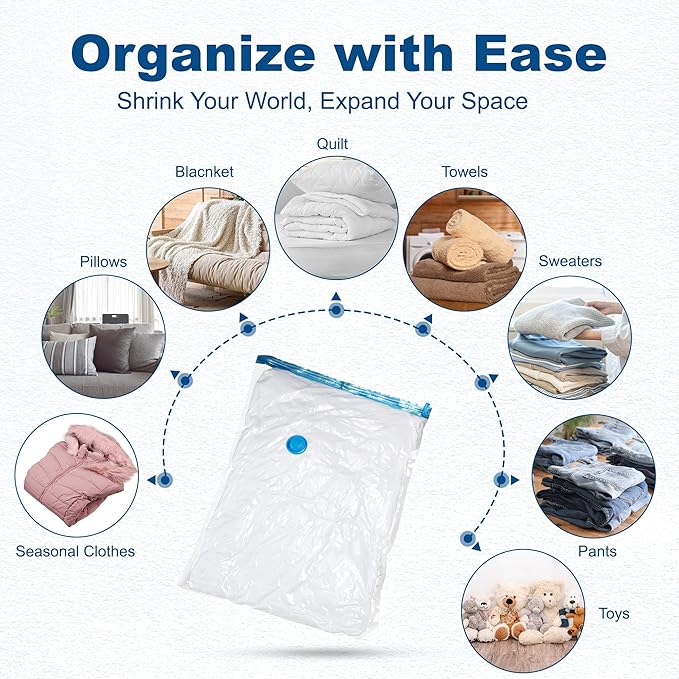 HOUSE DAY 30 Pack Vacuum Storage Bags - Image 9