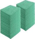 Microfiber Cleaning Cloths, 120 Pack, All-Purpose, Highly Absorbent, Washable by JDHomease