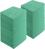 Microfiber Cleaning Cloths, 48 Pack, All-Purpose, Highly Absorbent, Washable by JDHomease