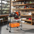 Finnhomy 3 Tier Heavy Duty Commercial Grade Utility Cart - Image 5