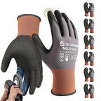 Schwer 6 Pairs Safety Work Gloves by SCHWER