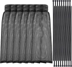 Shappy 24 Pieces Washing Machine Lint Traps and Cable Ties Set 6 Nylon Mesh by Shappy