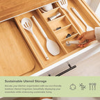 KitchenEdge Adjustable Kitchen Drawer Organizer - Image 4