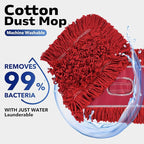 Matthew Cleaning 36'' Industrial Strength Cotton Dust Mop Refill Washable - Image 3