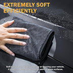 2-Pack Medium Size Microfiber Towels, 600GSM Ultra Absorbent Car Drying Towels - Image 6