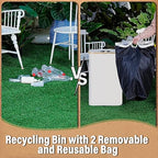 efluky Recycling Bin 100L, 26 Gallon Recycle Bins - Image 3