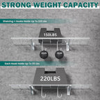 EVERHANGER Garage Wall Shelves, 12 X 48 Inch Wall Mounted Storage Shelves - Image 3