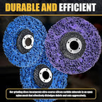 10Pcs Strip Discs Stripping Wheels, Paint Stripper Wheels 4" x 5/8" Rust - Image 5