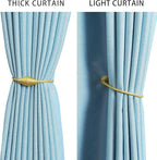 2 PCS Magnetic Curtain Tiebacks, European Style Convenient Drape Tie Backs - Image 7