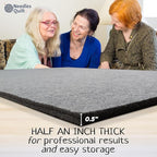36" x 18" Wool Pressing Mat for Quilting | 100% Natural New Zealand Wool - Image 6