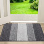 Kitinjoy Indoor Outdoor Door Mat, 30x17 Non-Slip Absorbent Dirt Trapper by Kitinjoy