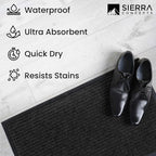 Sierra Concepts 2-Pack Front Door Mat Ribbed Black - Image 6
