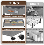 Under Bed Storage with Wheels, XXL 65L Under the bed storage Organizer Bins - Image 2