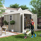 UDPATIO Outdoor Storage Shed 7.5x10.7 FT, Plastic Garden Shed - Image 2