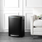 happimess HPM1005B Marco Rectangular 10.6-Gallon Double Bucket Trash Can - Image 2