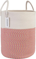 Cotton Rope Laundry Basket Hamper by XUANGUO