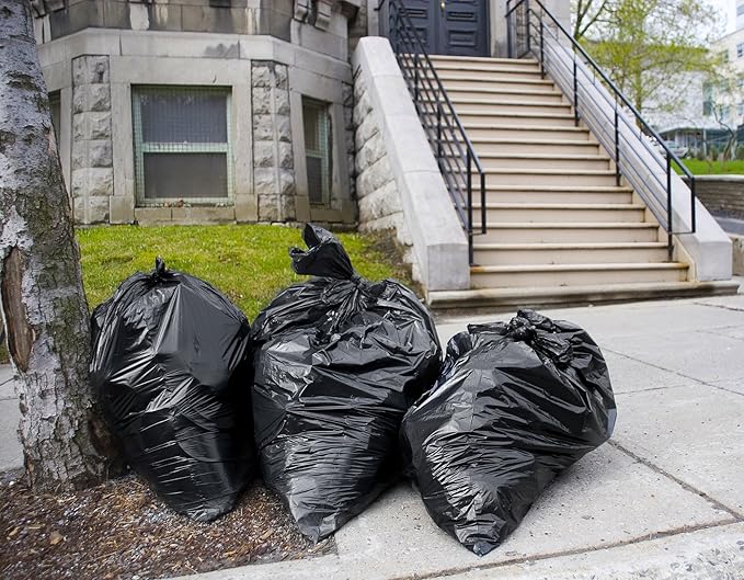 Veska 33 Gallon Trash Bags, Large Black Garbage Bags 30 Gallon, 32 Gallon - Image 5
