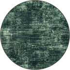 IOHOUZE Abstract Round Area Rug 6 Ft Washable Circle Rugs Large Round Rug Non - Image 9