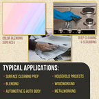 Dura-Gold Premium 6" x 9" Gray Ultra Fine General Purpose Scuff Pads, Box of 10 - Image 5